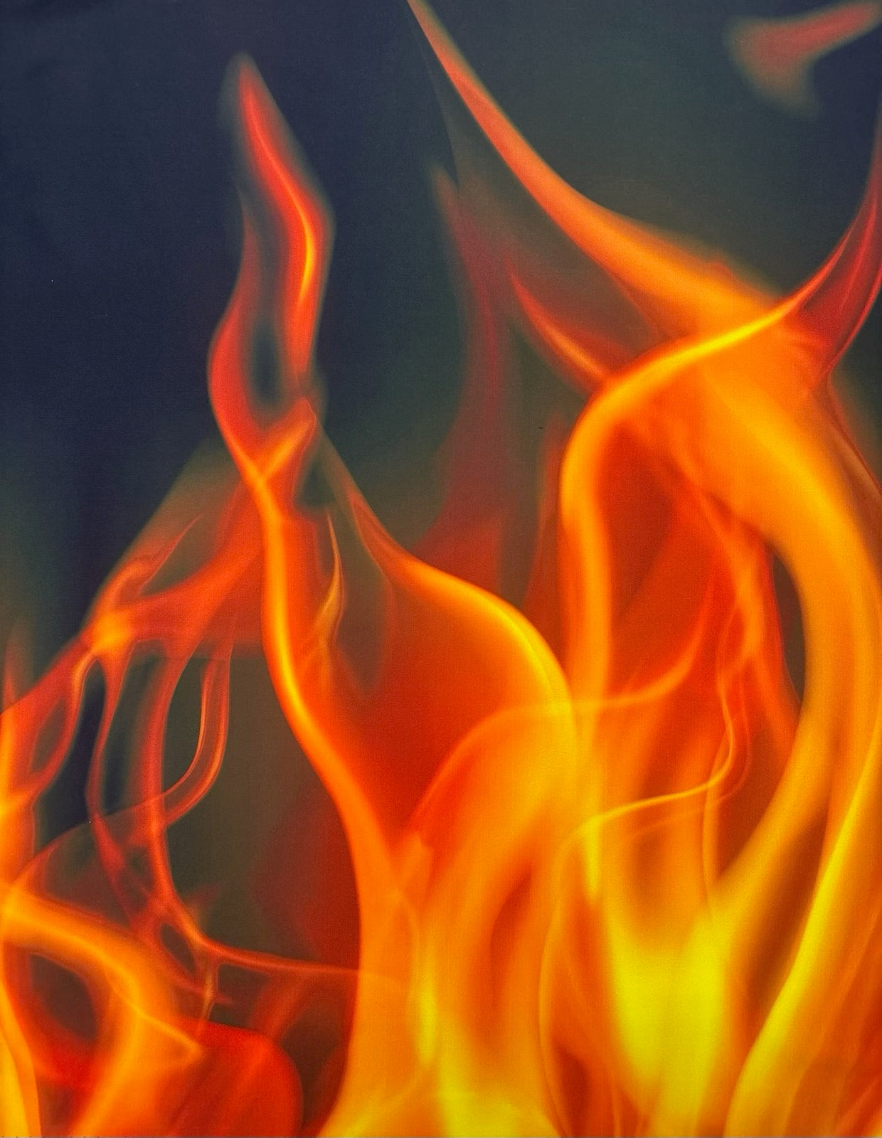 Flame Print Spandex