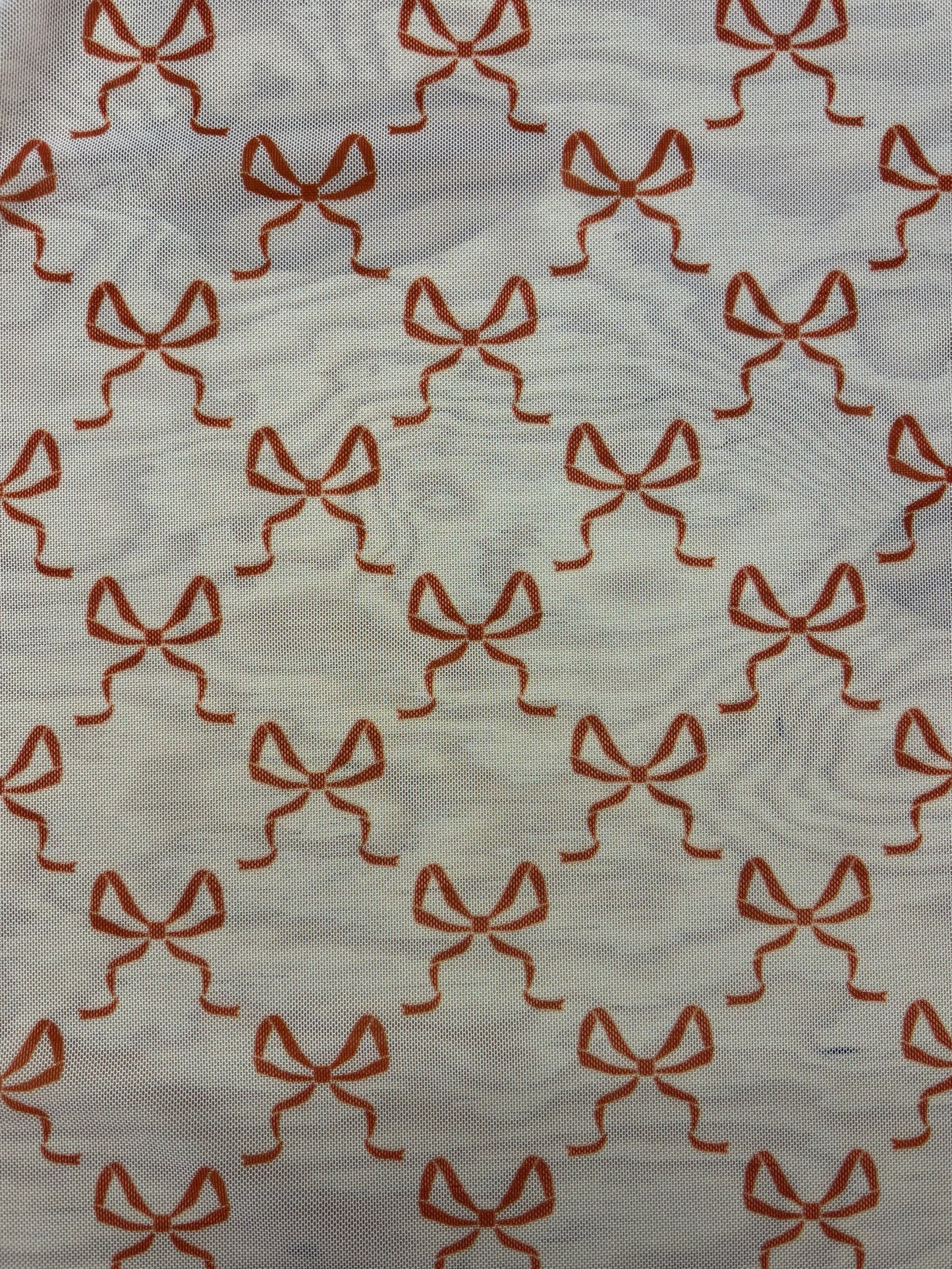 Bow Print Mesh