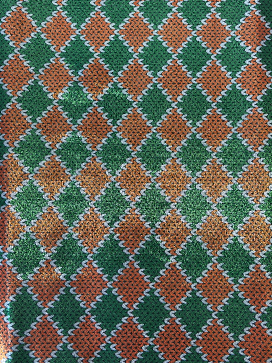 Red and Green Diamond Mystique Spandex