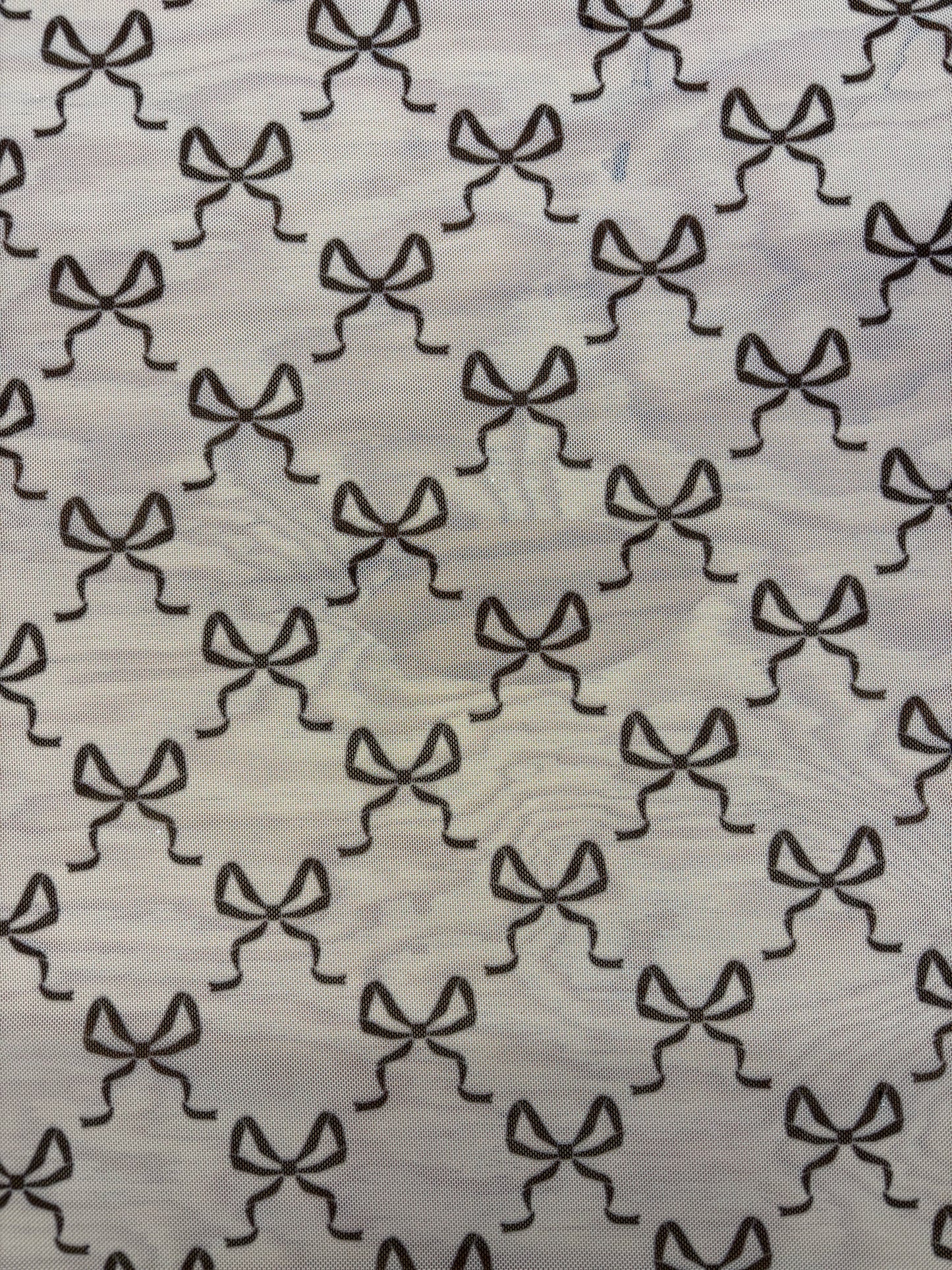 Bow Print Mesh