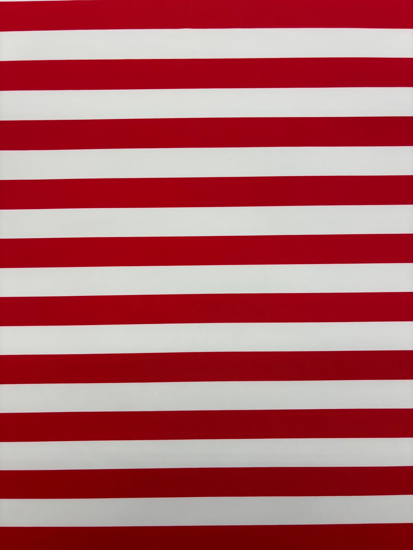 Red Half Inch Striped Spandex