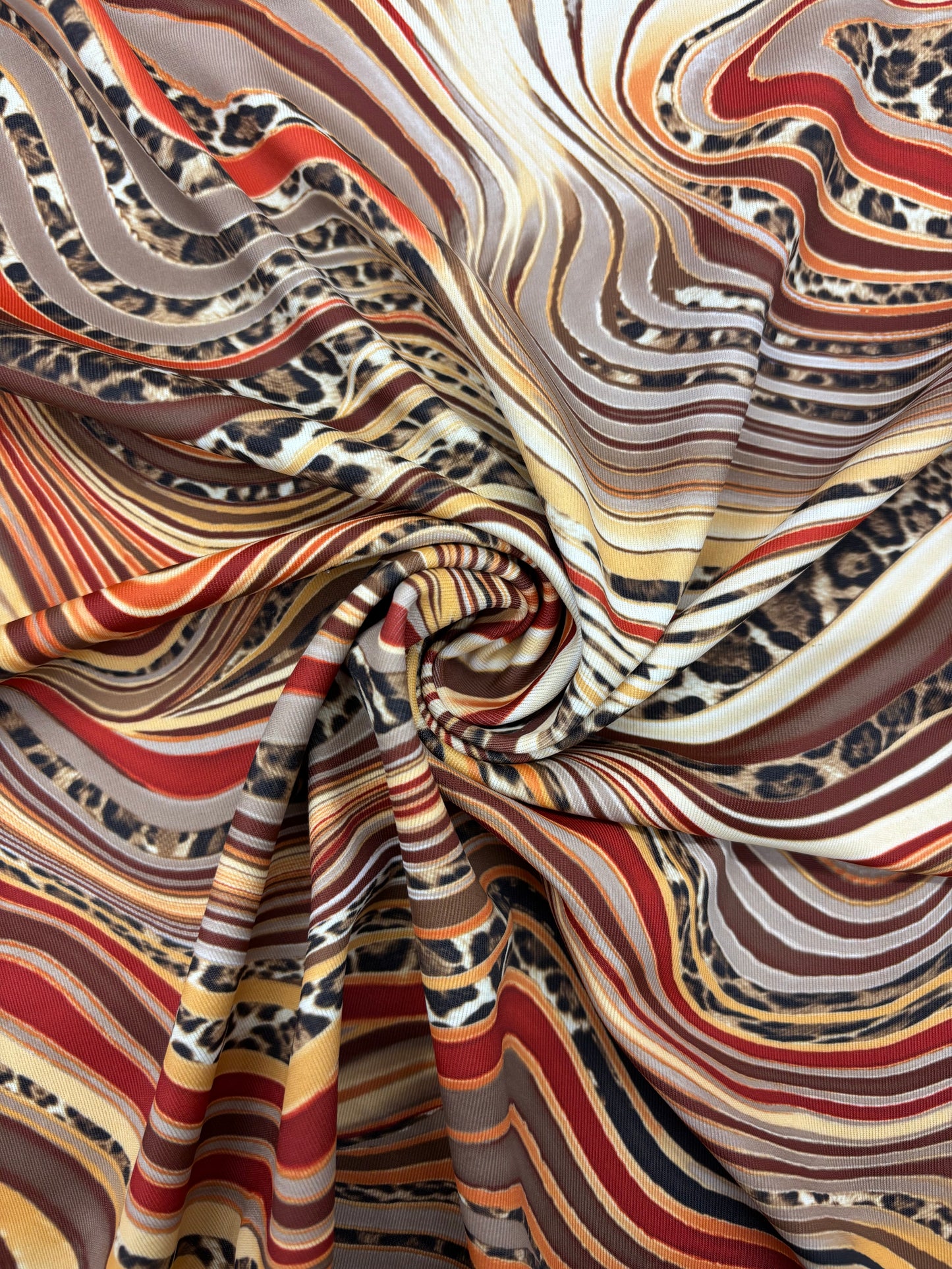 Abstract Cheetah Print Spandex