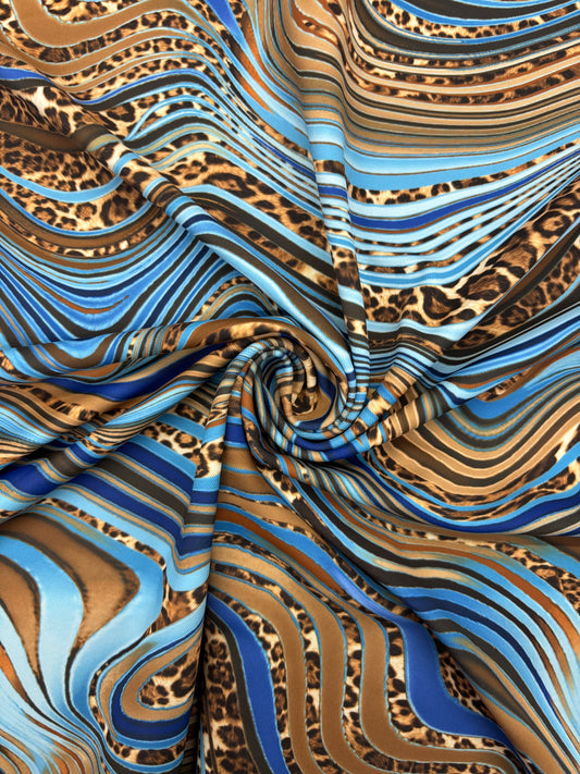 Abstract Cheetah Print Spandex