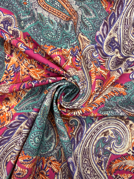 Paisley Print Spandex