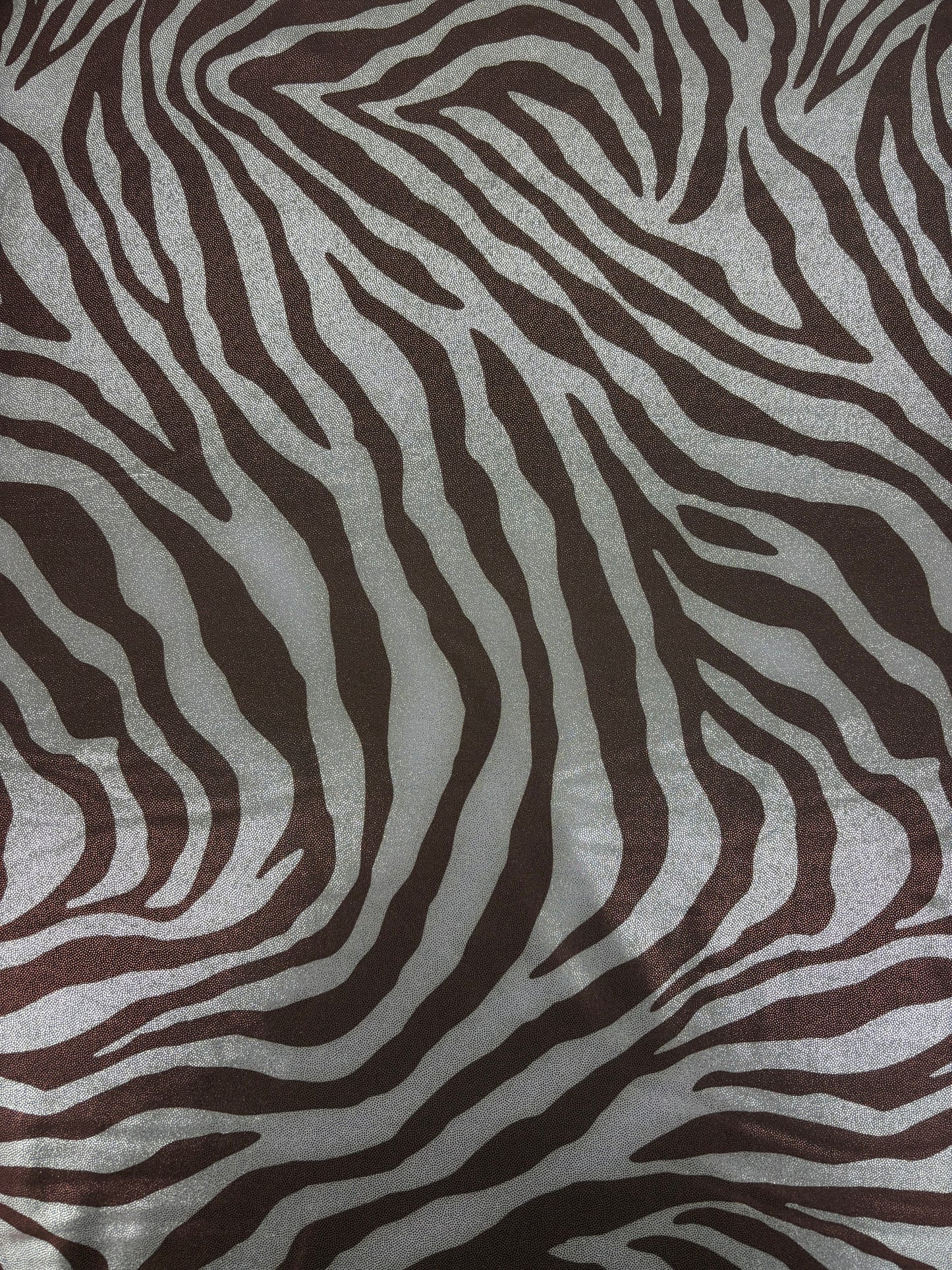 Brown Zebra Print Mystique Spandex