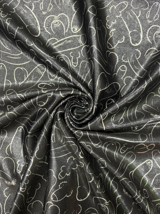 Plentiful Penises Mystique Holographic Spandex