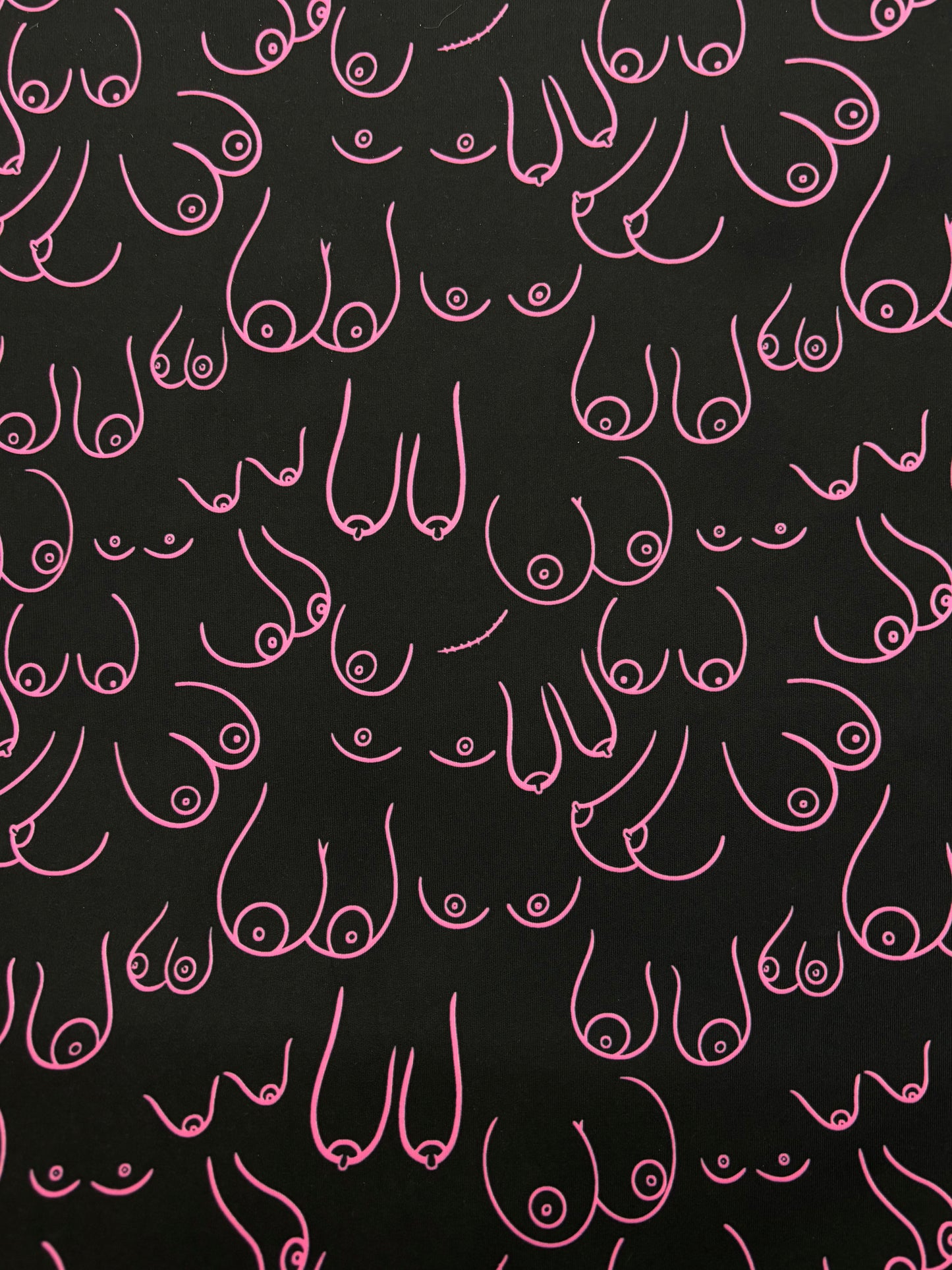 Topless Tatas Print Spandex