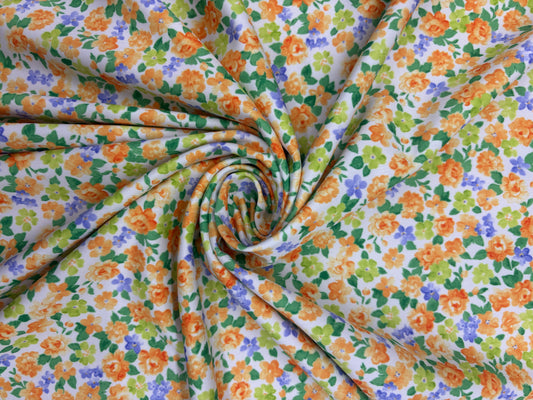 Floral Print Spandex