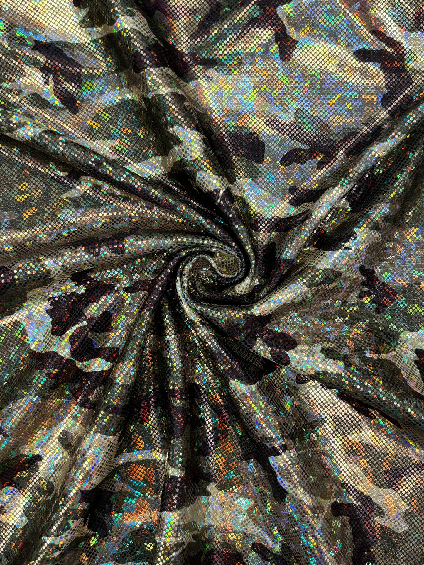Camo Print Shattered Glass Spandex