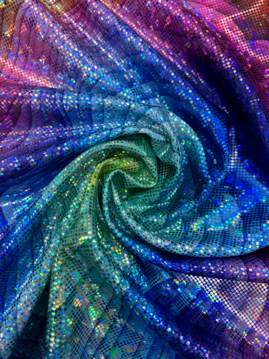 Wave Illusion Shattered Glass Spandex