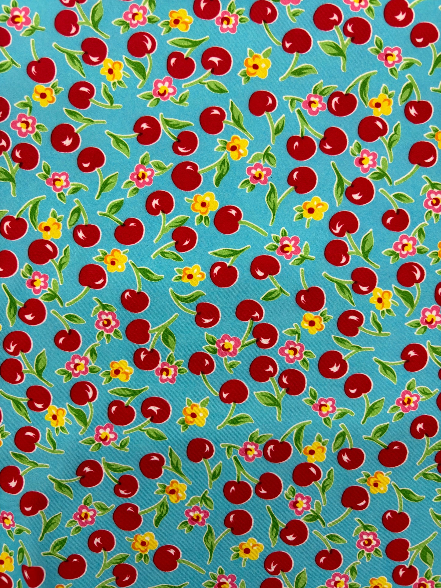 Cherry Printed Spandex