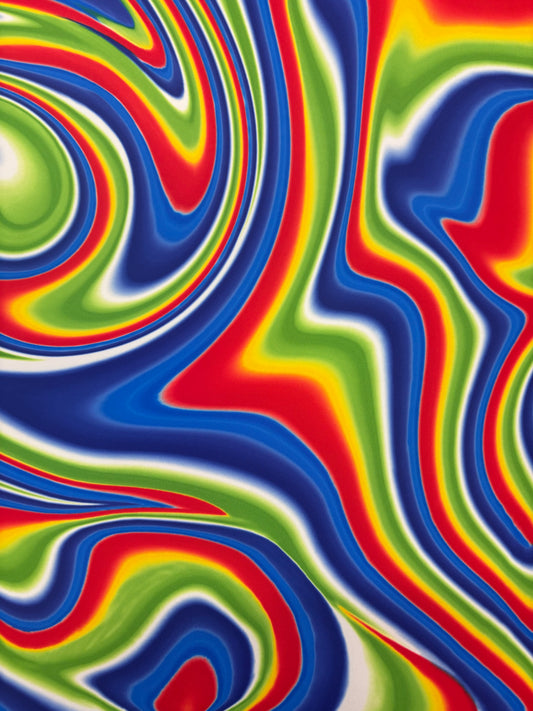 Melted Tie Dye Spandex