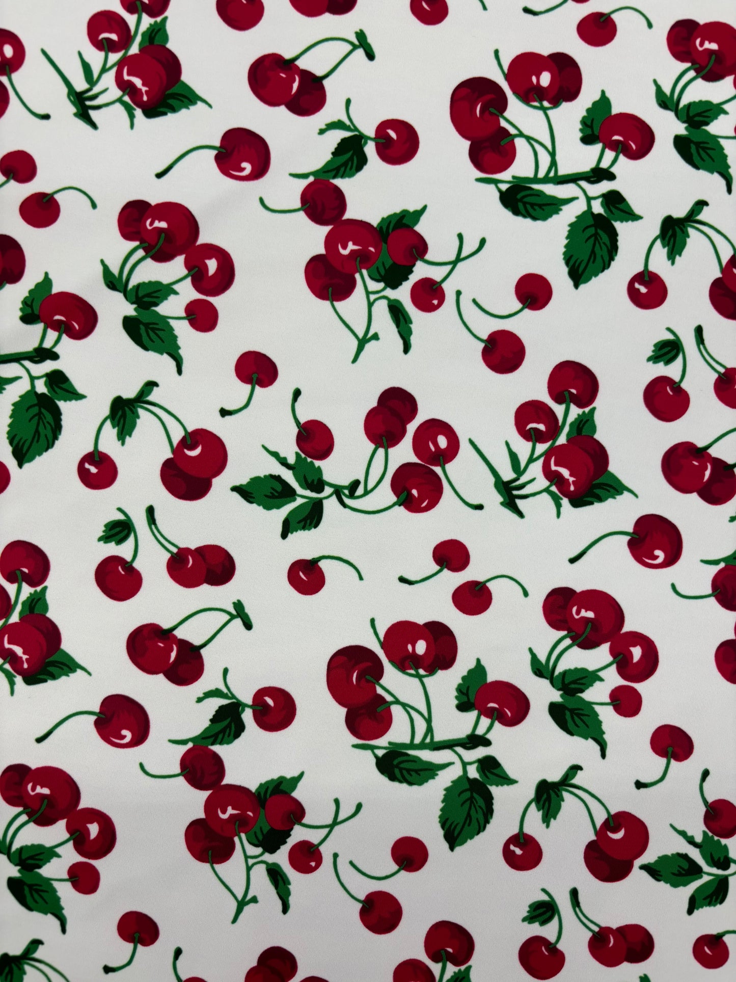 Cherry Printed Spandex