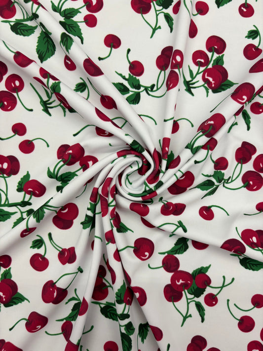 Cherry Printed Spandex