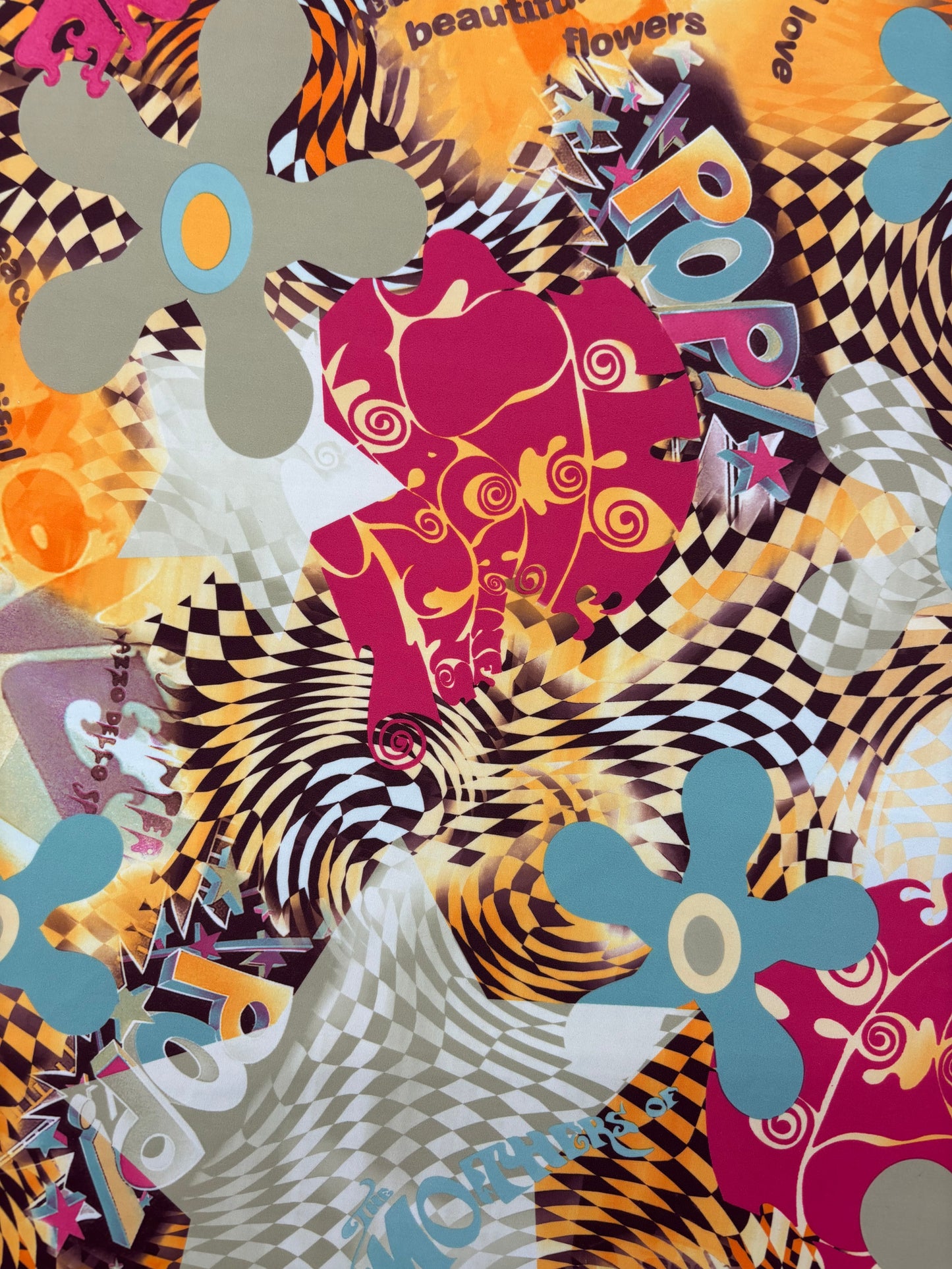 Pop Abstract Print Spandex