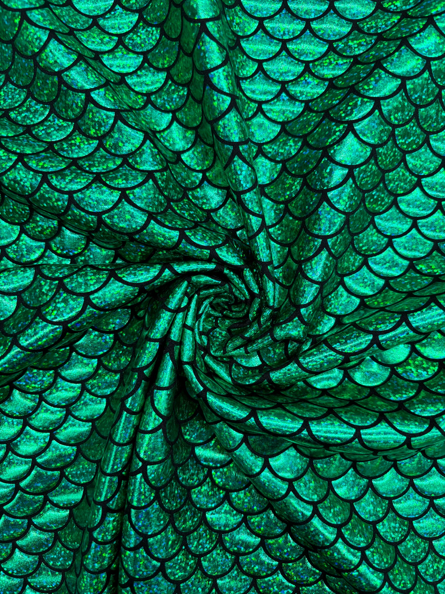 Green Mermaid Print Spandex