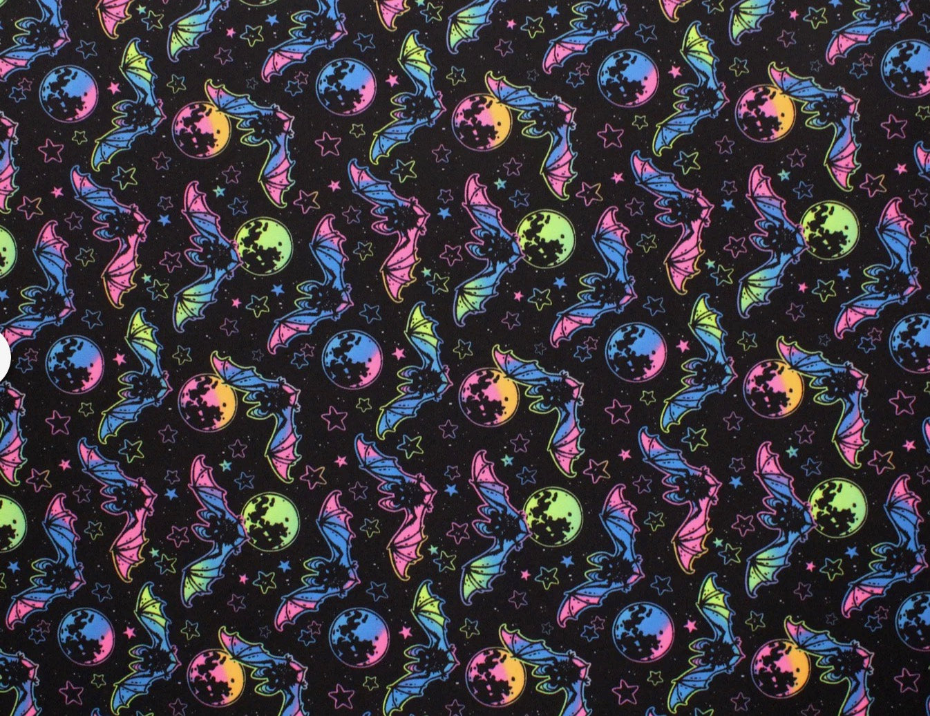 Rainbow Bats - Blacklight Reactive Spandex