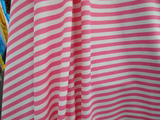 Pink Quarter Inch Stripe