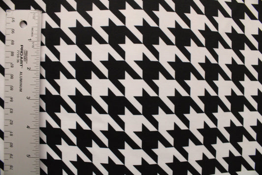Black and White Houndstooth