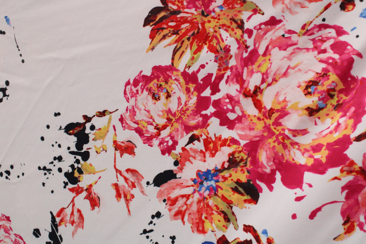 Red Abstract Floral
