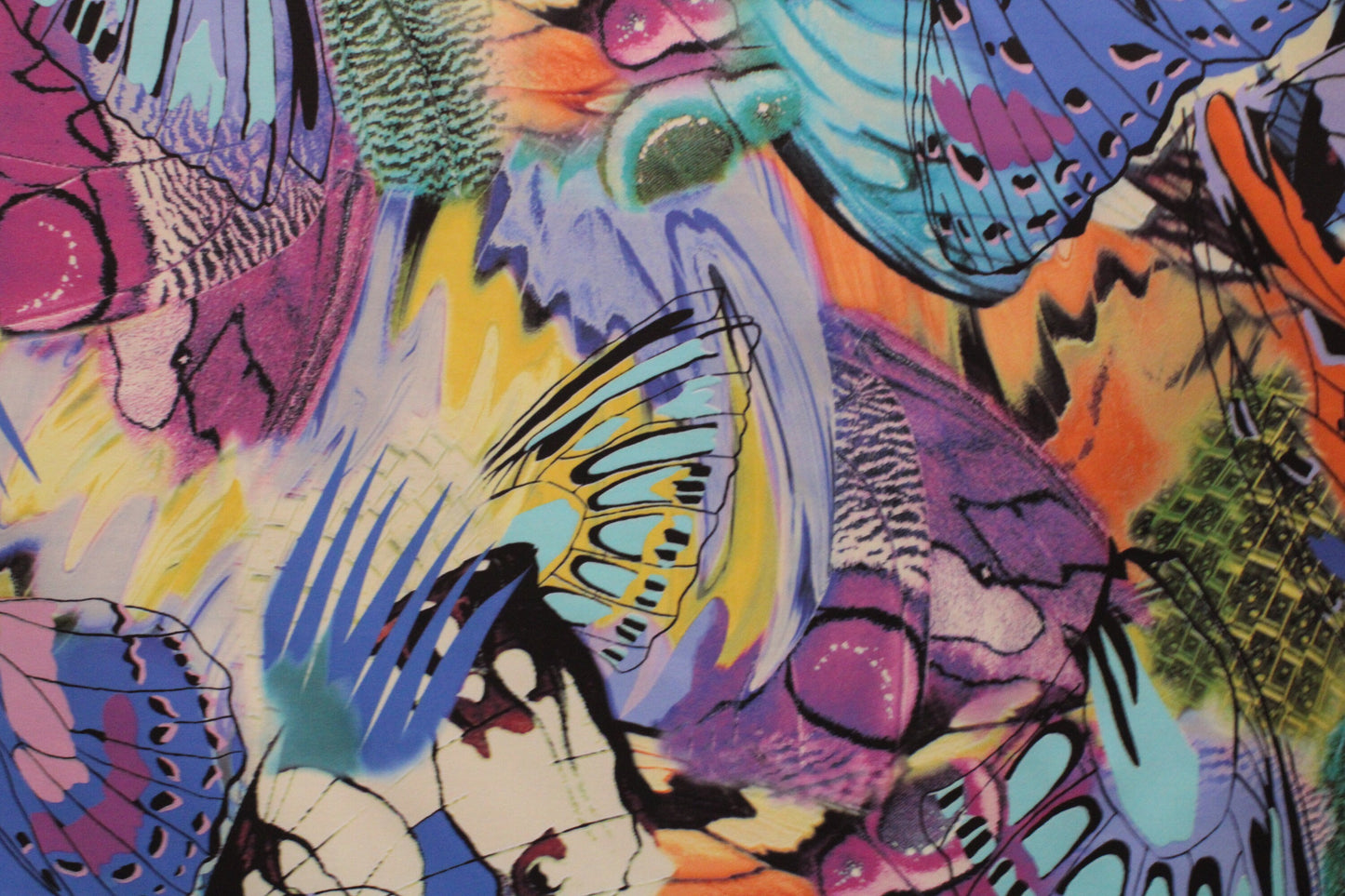 Butterfly Collage Printed Spandex