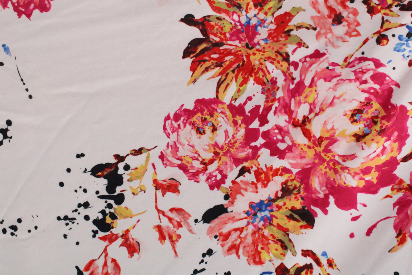 Red Abstract Floral