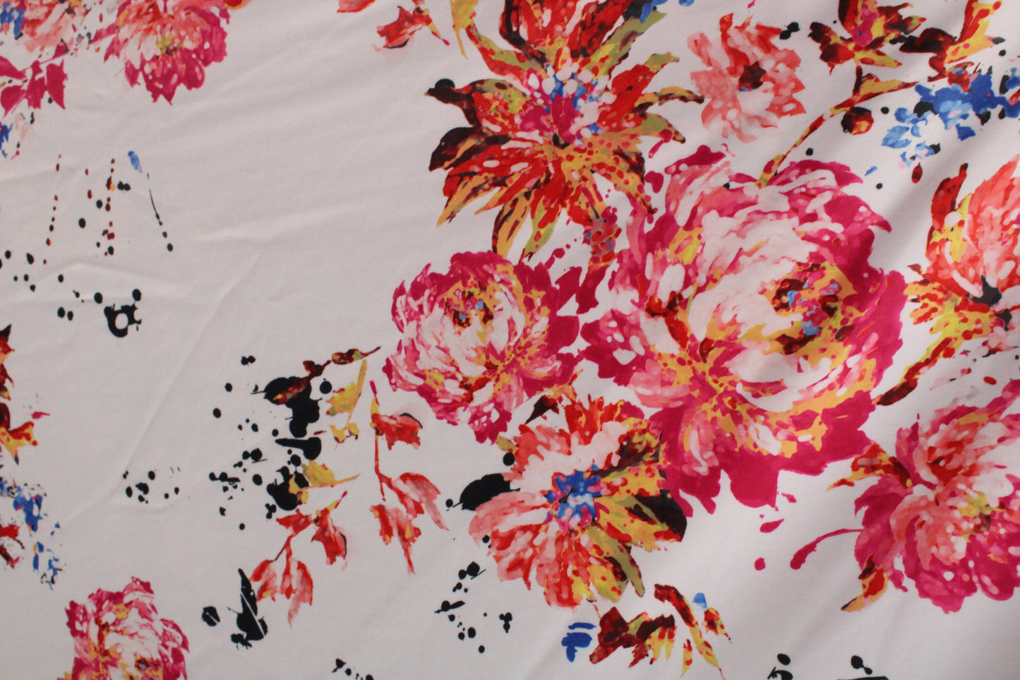 Red Abstract Floral