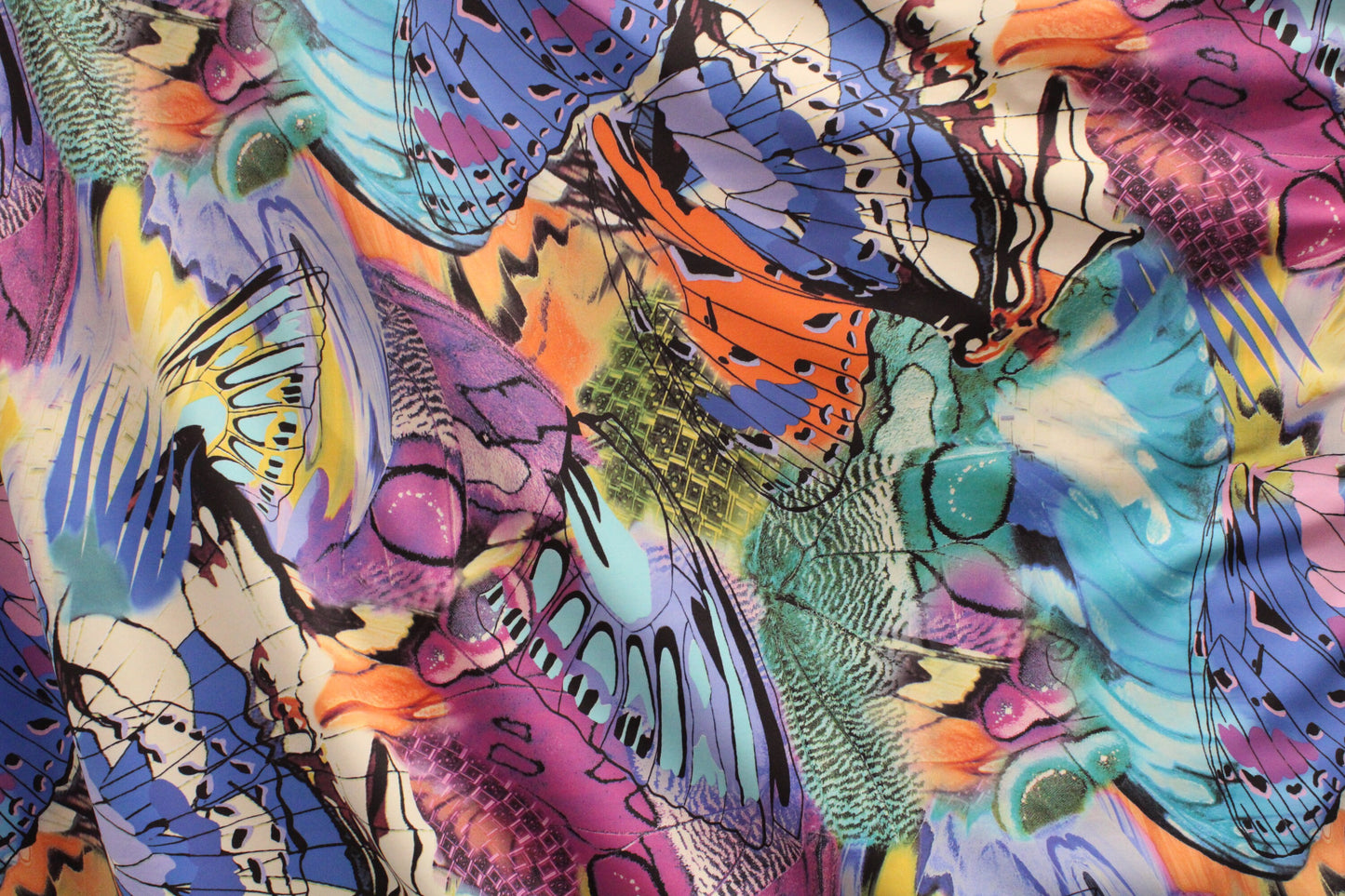 Butterfly Collage Printed Spandex