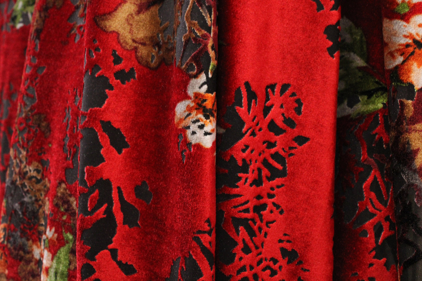 Red and Orange Floral
