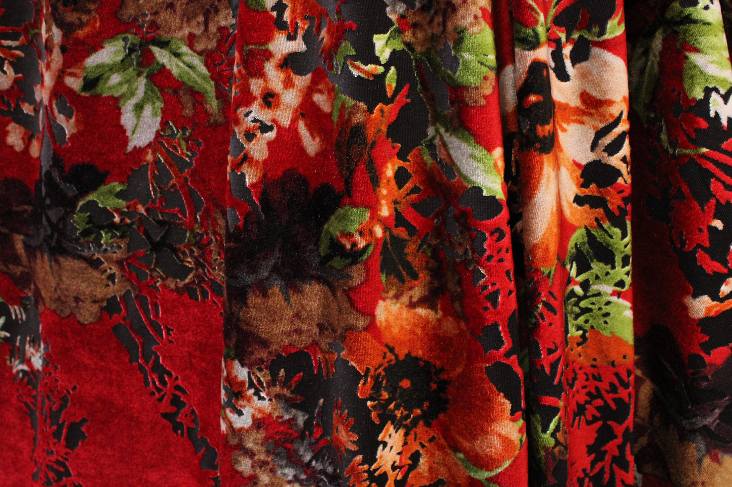 Red and Orange Floral