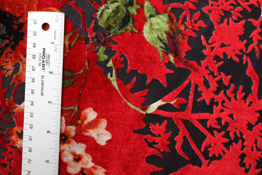 Red and Orange Floral