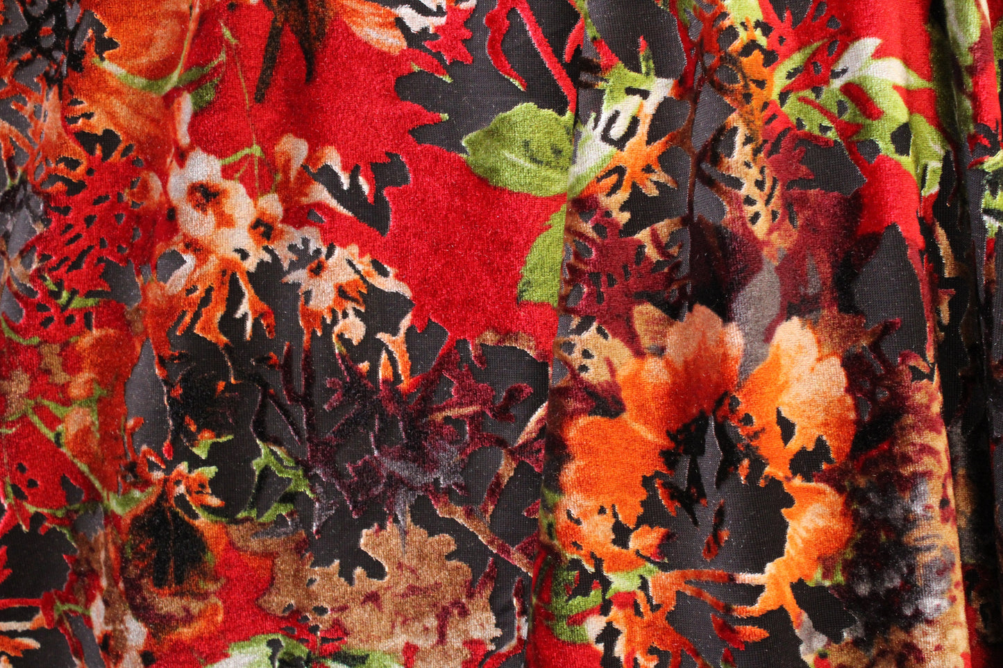 Red and Orange Floral