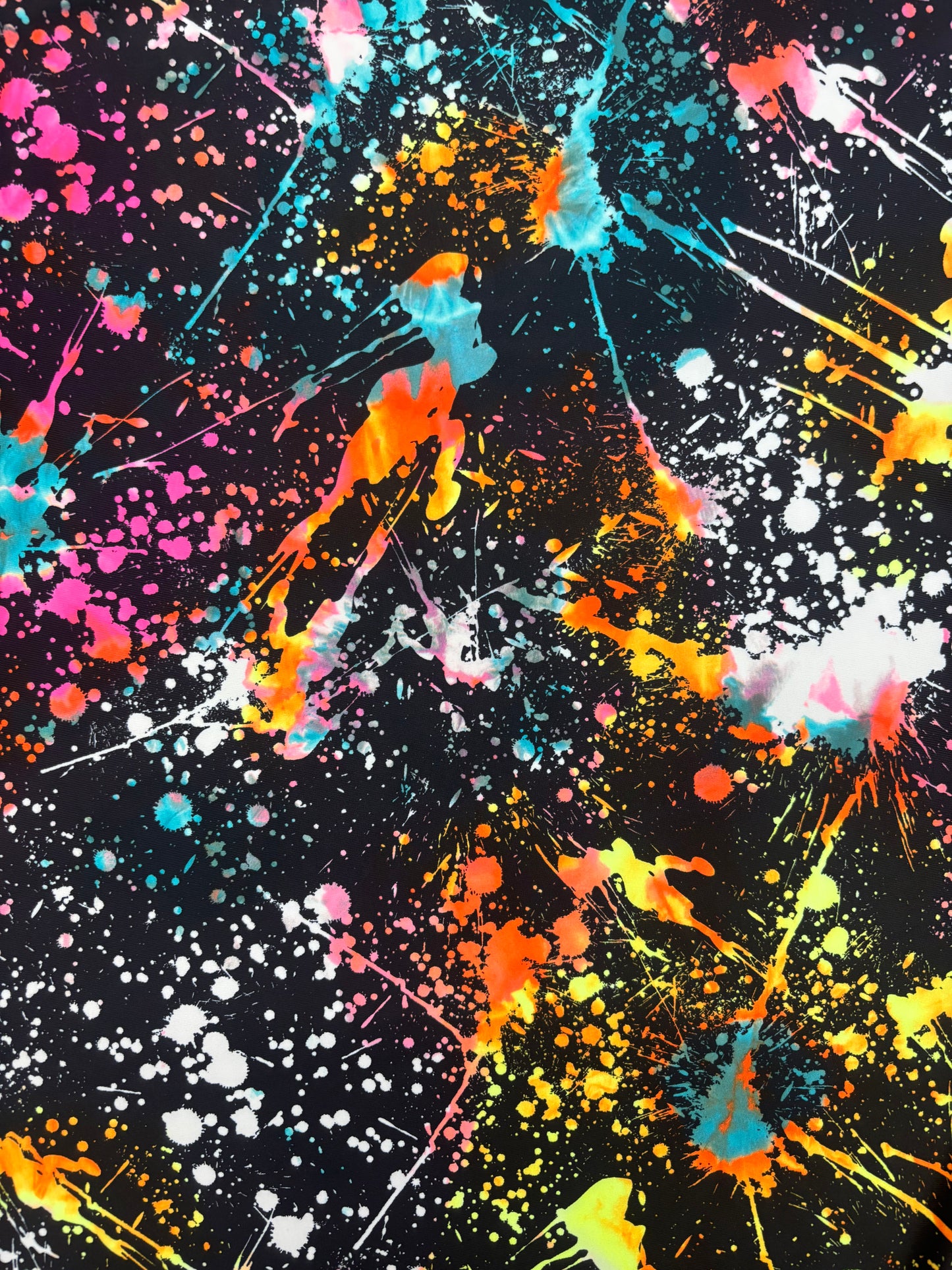 Paint Splatter Print Spandex