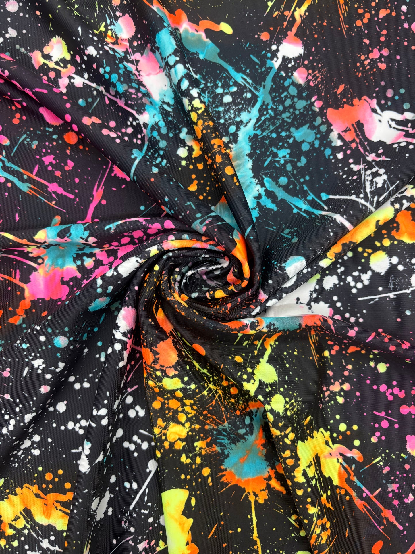 Paint Splatter Print Spandex