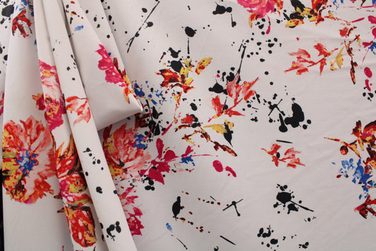 Red Abstract Floral