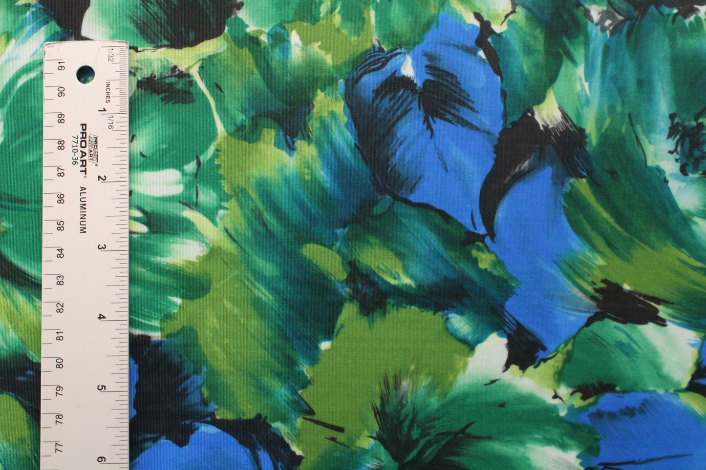 Blue and Green Floral