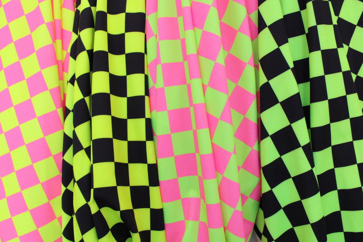 Neon Checkers - 4 Colorways