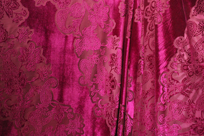 Large Fuchsia Paisley