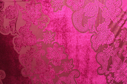 Large Fuchsia Paisley
