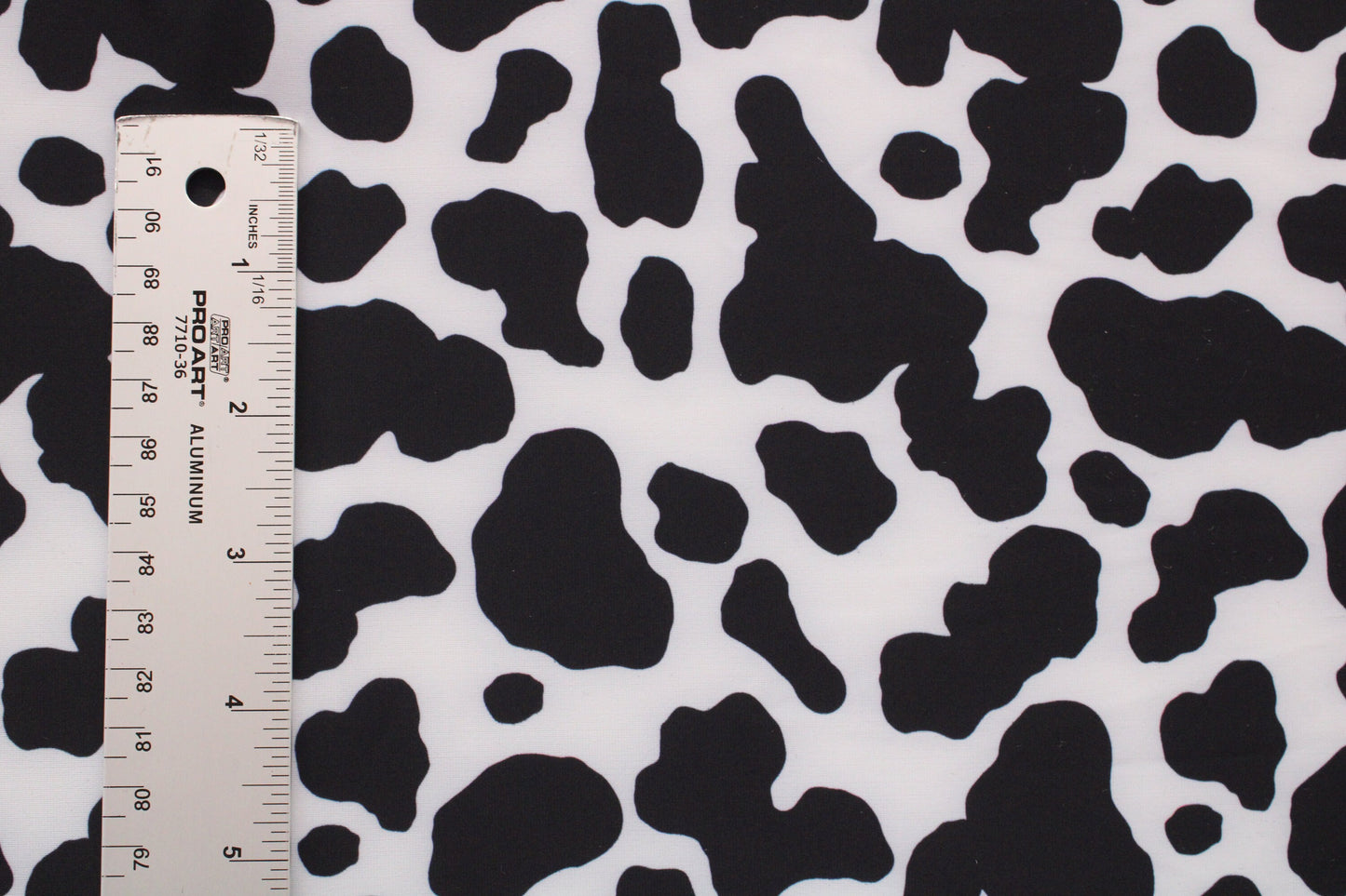 Black and White Cow Print