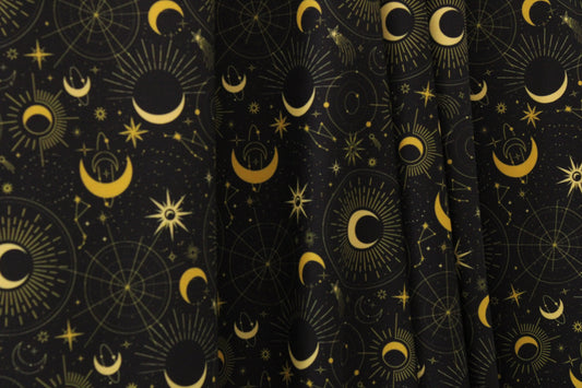 Black & Gold Midnight Sky