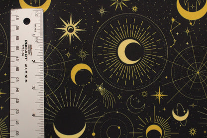 Black & Gold Midnight Sky